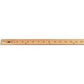 School Smart School Smart 081900 Yardstick With Metal Ends- Clear Lacquer 81900